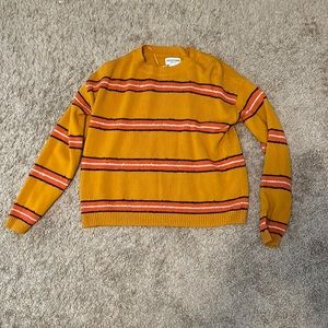 Mustard yellow sweater, medium